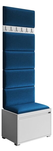 Előszoba garnitúra Comfivo Pinus V, 207x65x34cm, Kárpit, Laminált forgácslap