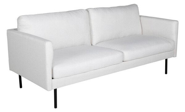 Kanapé Fercame 100, Fekete, Bézs, 180x80x78cm, Lábak: Fém