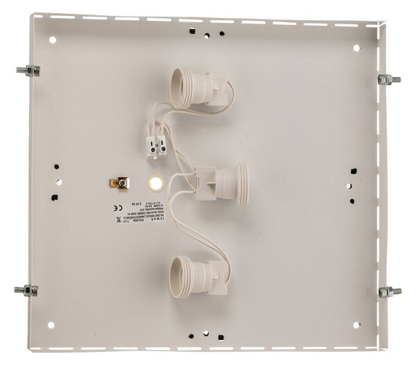 TEMAR LIGHTING Quatro DR mennyezeti lámpa, 38,5cm, fa kerettel, dimmelhető, Világos fa, Nappali / Étkező, Fa, Modern
