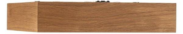 TEMAR LIGHTING Quatro DR mennyezeti lámpa, 38,5cm, fa kerettel, dimmelhető, Világos fa, Nappali / Étkező, Fa, Modern