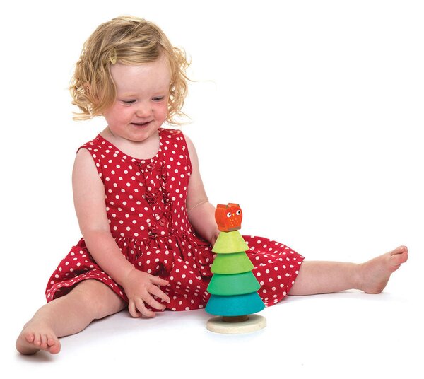 Montessori karácsonyfa torony