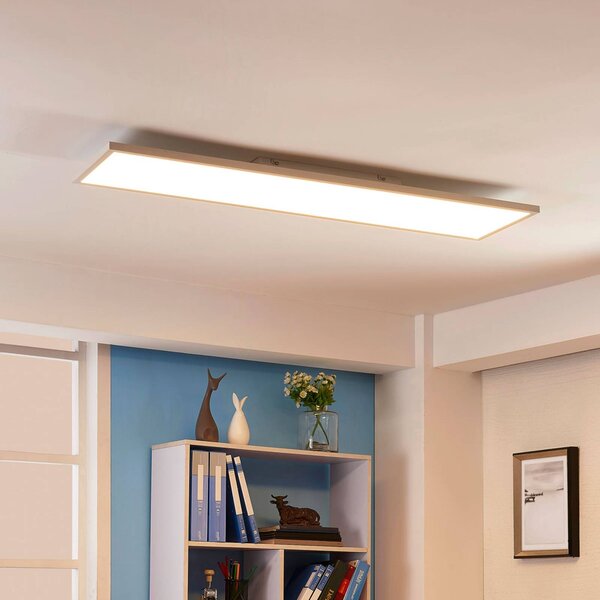 Arcchio LED panel Philia, CCT, 120 cm, 30 W, dimmelhető, Fehér / opál, Nappali / Étkező, Műanyag, Modern