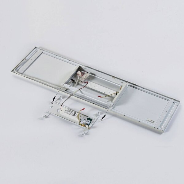 Arcchio LED panel Philia, CCT, 120 cm, 30 W, dimmelhető, Fehér / opál, Nappali / Étkező, Műanyag, Modern