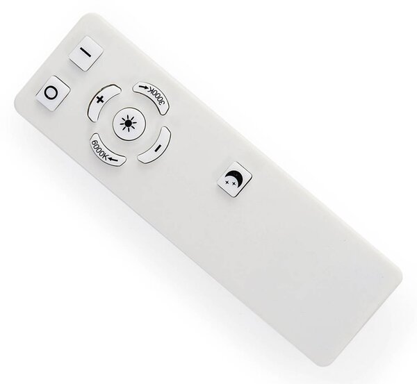 Arcchio LED panel Philia, CCT, 120 cm, 30 W, dimmelhető, Fehér / opál, Nappali / Étkező, Műanyag, Modern