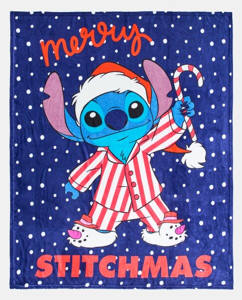 Sinsay - Mintás takaró Lilo & Stitch - tengerészkék