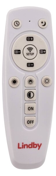 Lindby Kenma LED panel, CCT, 29,6 cm x 119,6 cm, dimmelhető, Fehér / opál, Nappali / Étkező, Műanyag, Modern