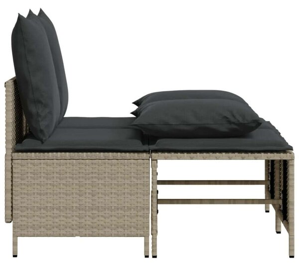 VidaXL Polyrattan Kerti Ülőgarnitúra - 4 Részes