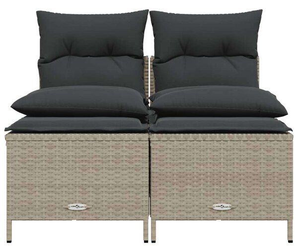 VidaXL Polyrattan Kerti Ülőgarnitúra - 4 részes