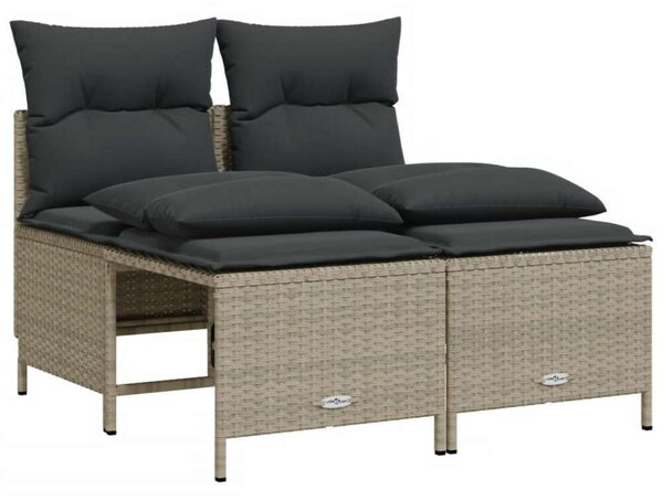 VidaXL Polyrattan Kerti Ülőgarnitúra - 4 részes