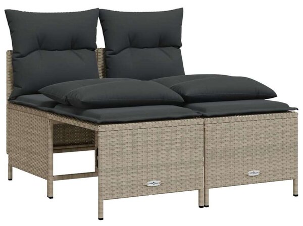 VidaXL Polyrattan Kerti Ülőgarnitúra - 4 részes