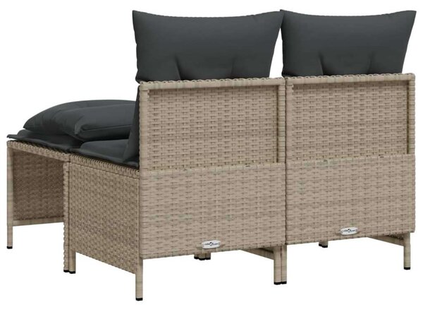 VidaXL Polyrattan Kerti Ülőgarnitúra - 4 részes