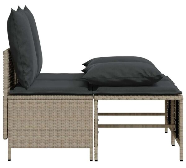 VidaXL Polyrattan Kerti Ülőgarnitúra - 4 Részes