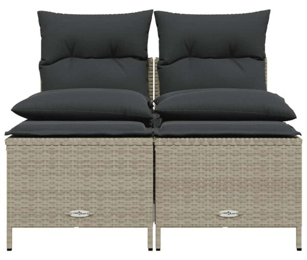 VidaXL Polyrattan Kerti Ülőgarnitúra - 4 részes