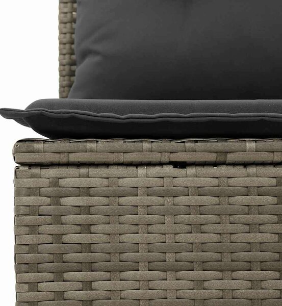 VidaXL Polyrattan Kerti Ülőgarnitúra - 6 részes - Szürke