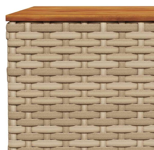 VidaXL 11 részes bézs polyrattan kerti ülőgarnitúra párnákkal