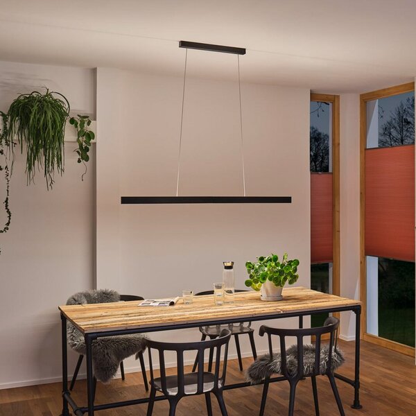 Függőlámpa Paulmann, Aptare, dimmable, Fekete, Étkező, Fém, Modern