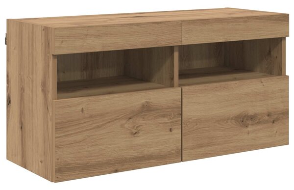 VidaXL TV falit kabinet szett 7 pcs Artisan tölgy Faanyag