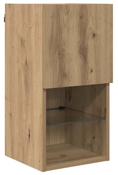VidaXL TV Fali Szekrények 4 pcs Artisan tölgy 30,5 x 30 x 60 cm