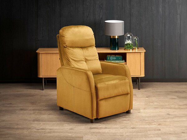 Relax fotelágy Houston 992, Kárpit, 103x64x84cm, Sötét sárga