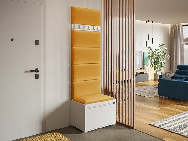 Előszoba garnitúra Comfivo Pinus V, 207x65x34cm, Kárpit, Laminált forgácslap