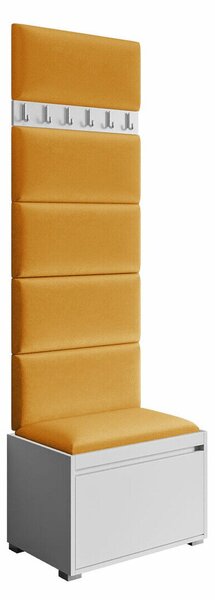 Előszoba garnitúra Comfivo Pinus V, 207x65x34cm, Kárpit, Laminált forgácslap