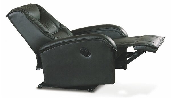 Relax fotelágy Houston 564, Öko-bőr, 83x85x93cm, Fekete