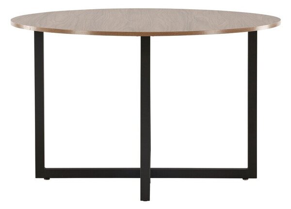 Asztal Dallas 4897, 75cm, Dió, Fekete