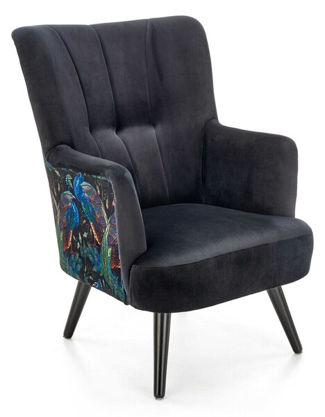 Fotel Houston 1372, Kárpit, 95x67x82cm, Fekete