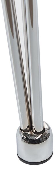 Étkezőasztal WINSTON Ezüst 120 cm 70 cm Edzett üveg