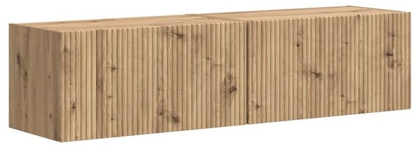 VidaXL TV Fali Szekrény 2 pcs Művészi tölgy 60 x 31 x 29,5 cm Faanyag