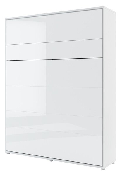 Bútorkészlet Concept Pro Lenart VI, Fiókokkal, Ajtókkal, Laminált forgácslap, 217x261x139cm, Fehér, Fényes fehér, Kék