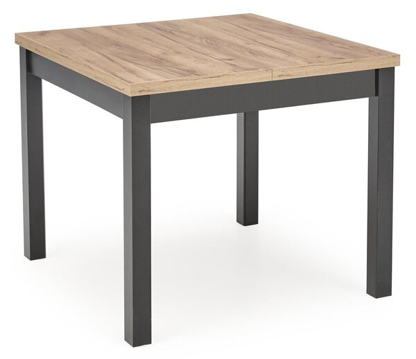 Asztal Houston 1562, 77x90cm, Craft tölgy, Fekete