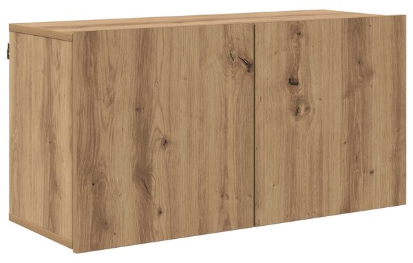 VidaXL TV faliszekrény Falra szerelhető 5 pcs Artisan tölgy Faanyag