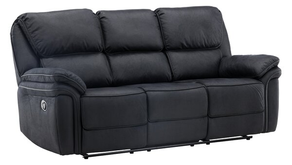 Relax kanapé Dallas 4200, Kárpit, 103x228x99cm, Fekete