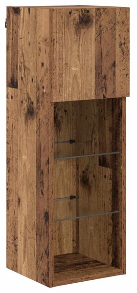 VidaXL TV Fali Szekrények 4 pcs Artisan tölgy 40 x 30 x 30 cm Faanyag