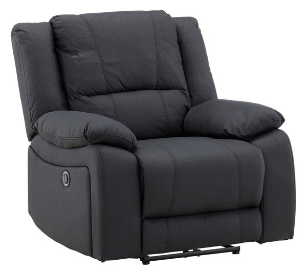 Relax fotel Dallas 4364, Öko-bőr, 100x106x96cm, Fekete