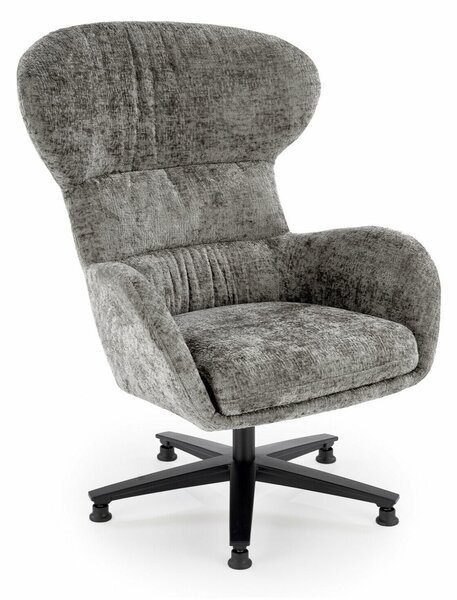 Fotel Houston 1598, Szürke, 80x83x104cm, Lábak: Fém