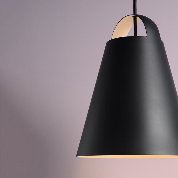 Függőlámpa Louis Poulsen, Above, dimmable, Fekete, Nappali, Fém, Dizájn