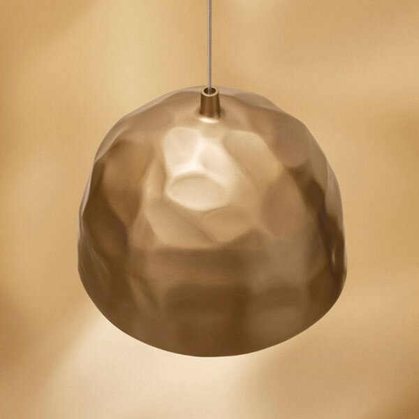 Függőlámpa Foscarini, Bump, dimmable, Arany / Sárgaréz, Nappali, Műanyag, Dizájn