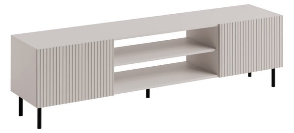 TV-állvány Studium, Közepes sűrűségű farostlemez, Laminált forgácslap, 53x181x42cm, Kasmír