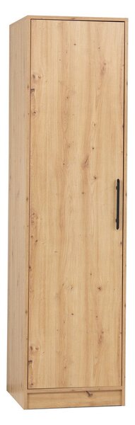 Könyvespolc Cavmero 107, Ajtókkal, Zárt, Laminált forgácslap, 190x50x56cm, Artisan tölgy