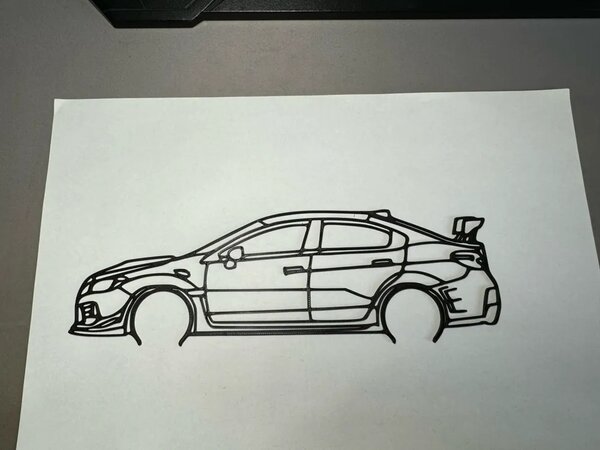 Subaru Impreza WRX faldekoráció