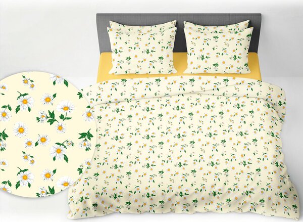 Margarets krepp ágyneműhuzat TiaHome - 1x Párna 90x70cm, 1x Paplan 140x200cm