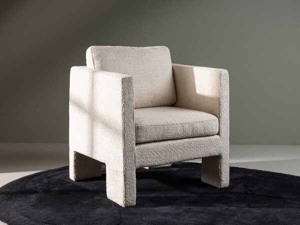 Fotel Dallas 4426, Kárpit, 87x80x74cm, Fehér