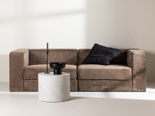 Kanapé Dallas 4463, Kárpit, 70x238x94cm, Barna