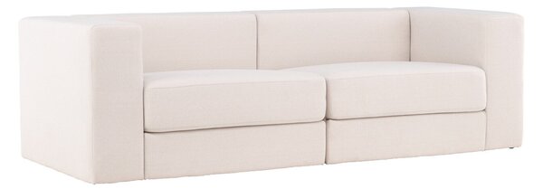 Kanapé Dallas 4463, Kárpit, 70x238x94cm, Fehér