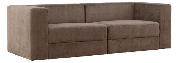 Kanapé Dallas 4463, Kárpit, 70x238x94cm, Barna
