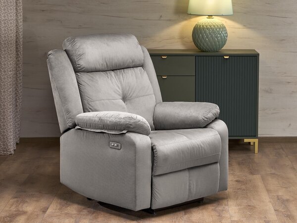 Relax fotelágy Houston 1781, Kárpit, 105x85x95cm, Szürke