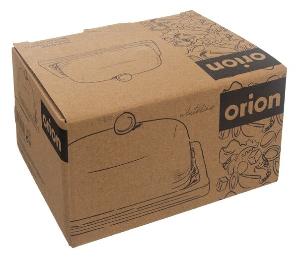 Whiteline fehér porcelán vajtartó bambusz tálcával - Orion