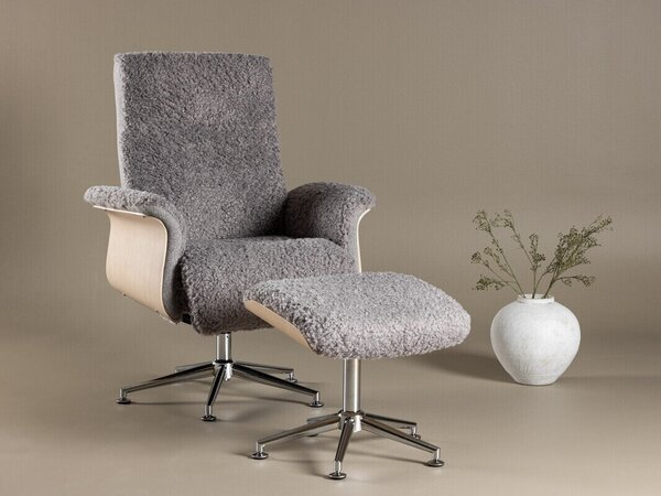 Fotel Dallas 4487, Kárpit, 112x82x82cm, Szürke